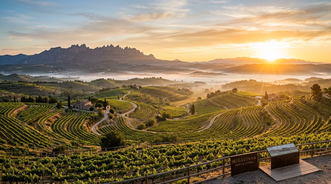 Miravinya: el Penedès desde las alturas